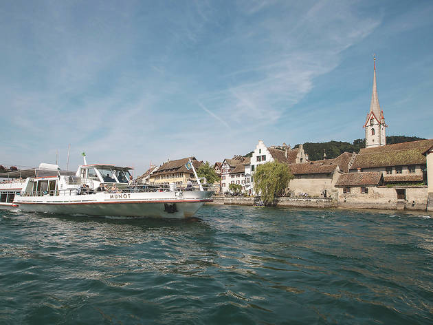 Schifffahrtsgesellschaft Untersee und Rhein, URh, Schiff, Untersee, Rhein, Schaffhausen, Arenenberg, Munot, Thurgau, Diessenhofen Schaffhausen, Schiff Munot