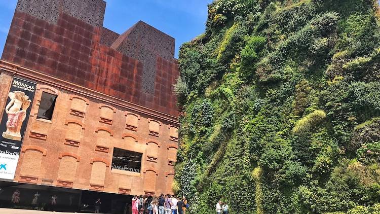 Caixaforum Madrid jardin vertical