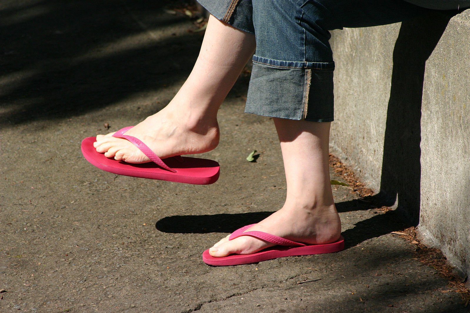 Wearing slippers best sale in public