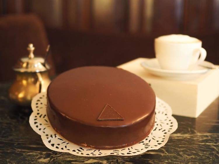 Try Vienna’s signature cake, the Sachertorte