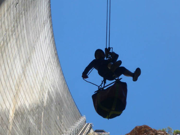 Gordon Dam Abseiling