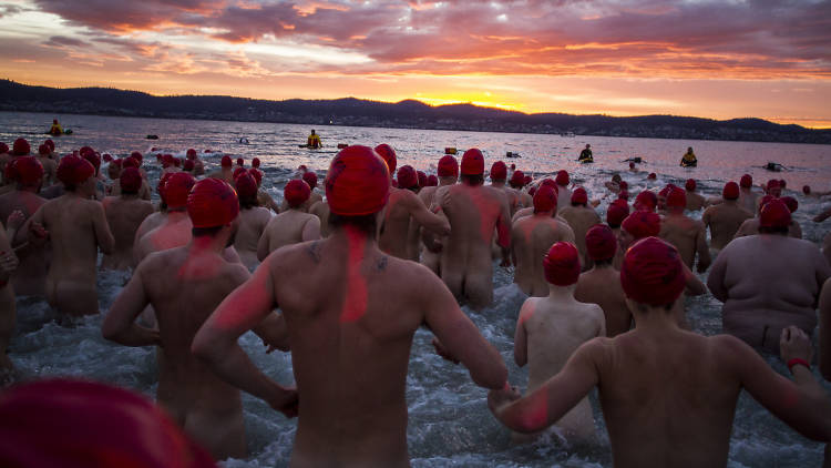 Dark Mofo Winter Solstice Nude Swim 2018