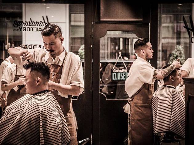 handsome factory barber shop