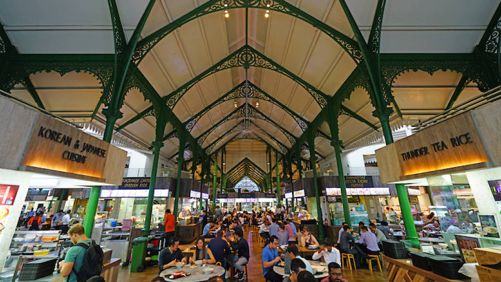 Lau Pa Sat Restaurants in Raffles Place, Singapore