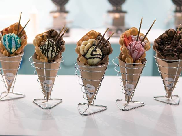 Bubble Waffle heladeria Bubble Waffle heladeria