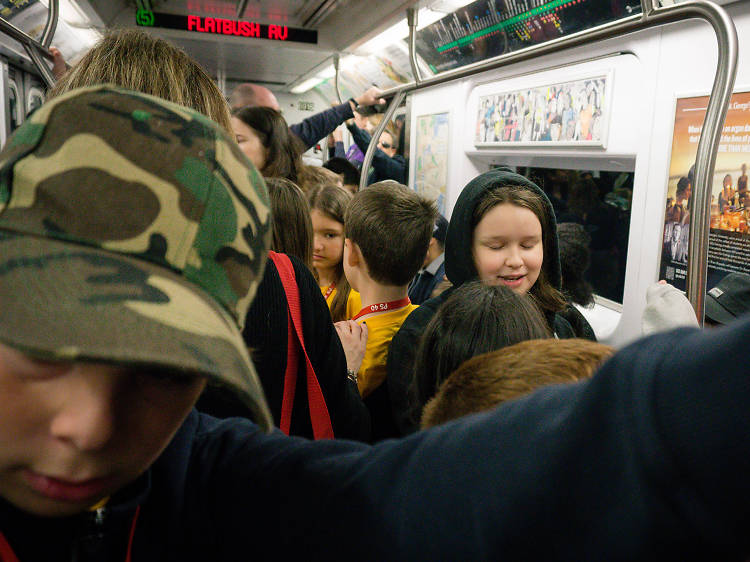 The subway is better than a car to NYC real kids