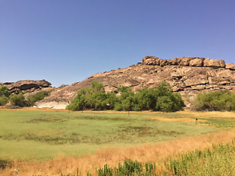 Hueco Tanks State Historic Site (in Hueco Tanks State Park)