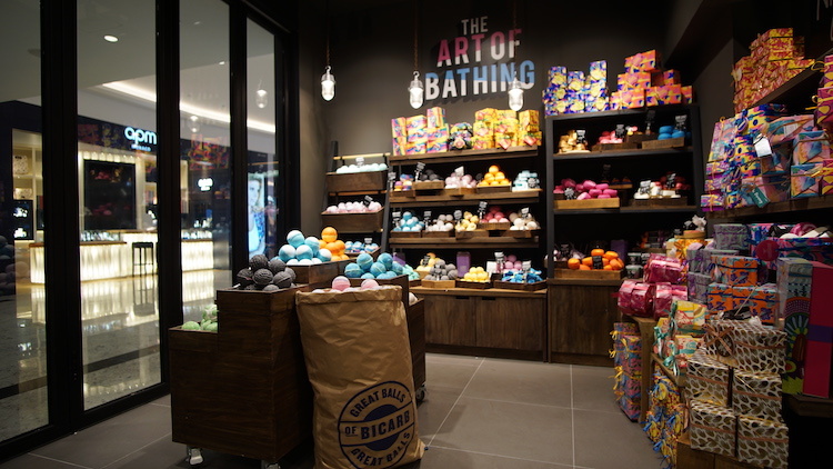 Lush Shopping in Raffles Place Singapore