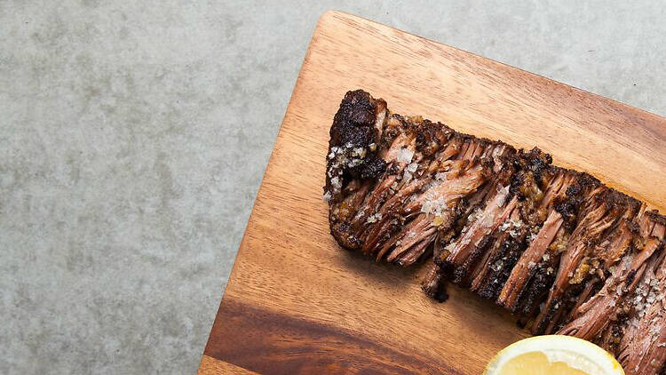 Slow-roasted brisket for two at Gerard’s Bistro, $62