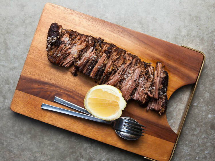 Slow-roasted brisket for two at Gerard’s Bistro, $62