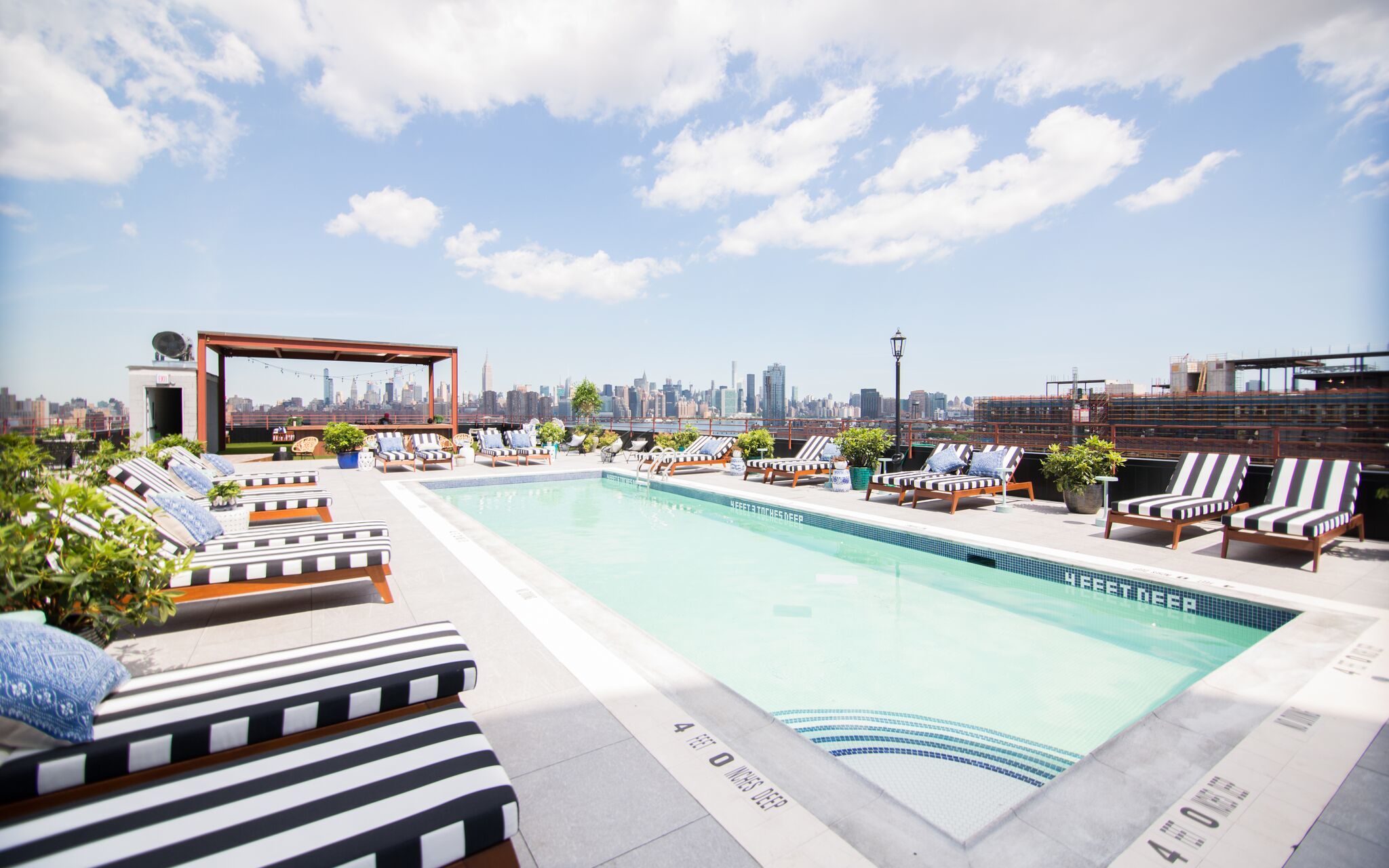 Pool & Rooftop at The Williamsburg Hotel | Things to do in Williamsburg,  New York