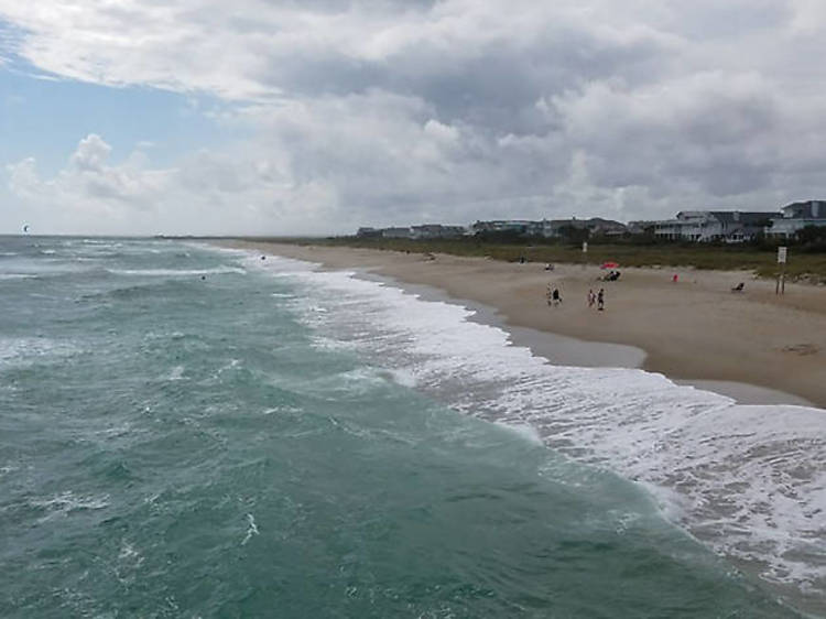 what beaches allow dogs in north carolina