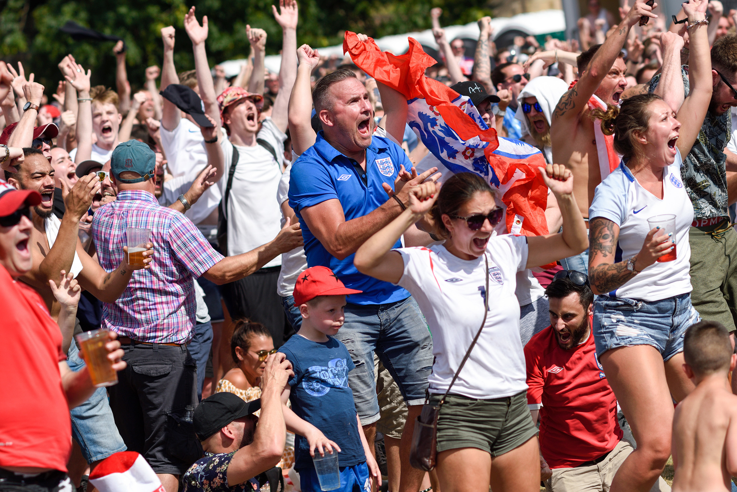 Win tickets to a giant screening of England’s World Cup semi-final