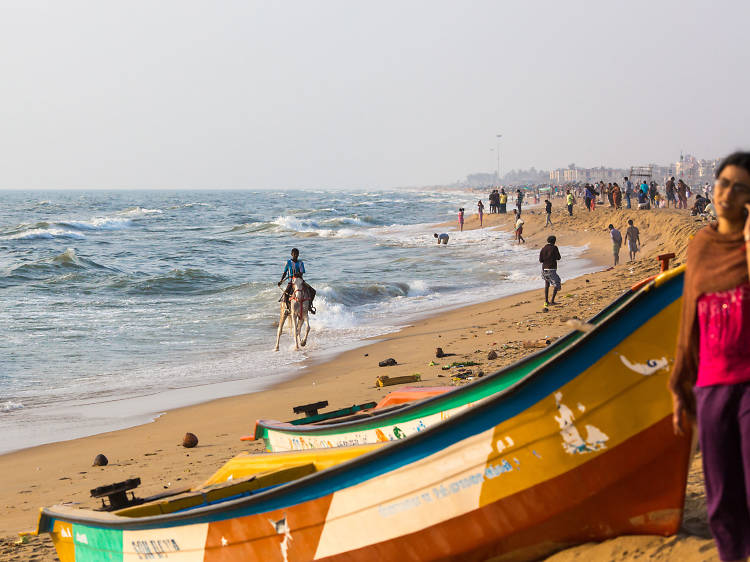 Marina Beach and Fort St George