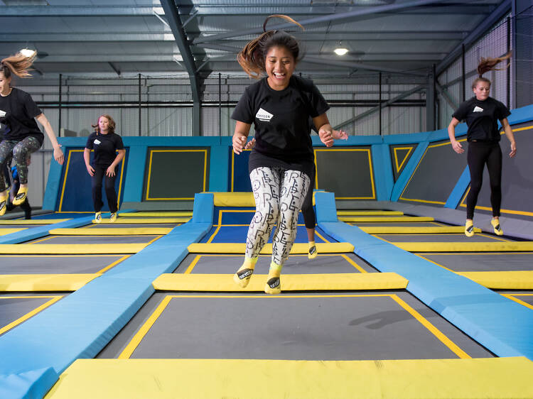 Bounce off the walls at Oxygen Freejumping