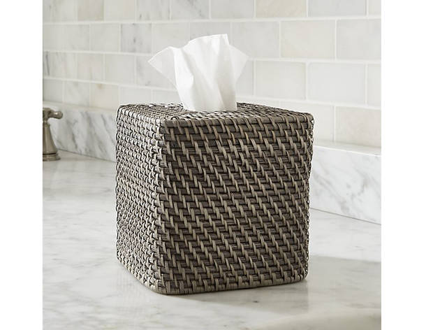 Sedona Grey Square Tissue Box Cover Sedona Grey Square Tissue Box Cover