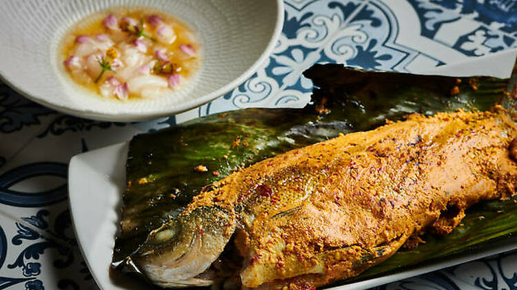 Charcoal-grilled otak-otak