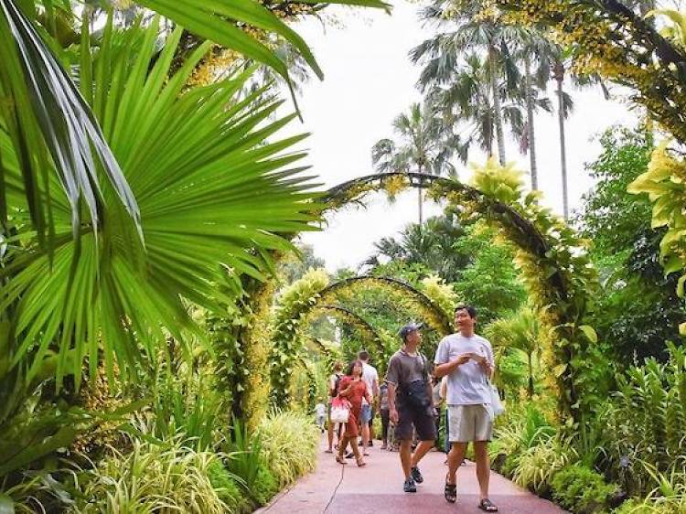 The first Botanic Gardens was at Fort Canning