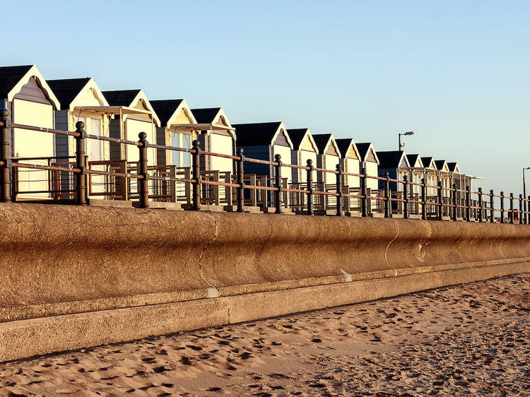 St Annes beach huts