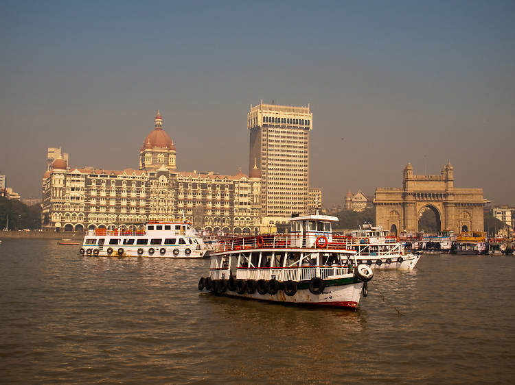 Sailing near the Gateway of India