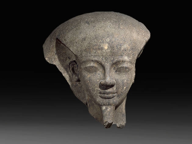 Fragment de la tapa del sarcòfag del faraó Ramesses VI. Caption: Fragment de la tapa del sarcòfag del faraó Ramesses VI.