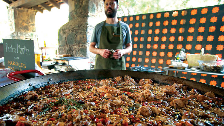 Chef Pedro Martín en Festival de Hongos Silvestres