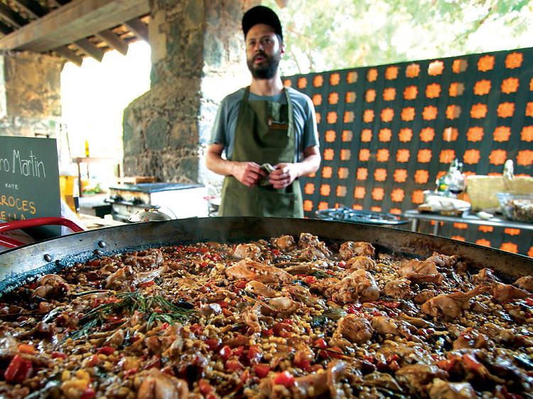 Chef Pedro Martín en Festival de Hongos Silvestres