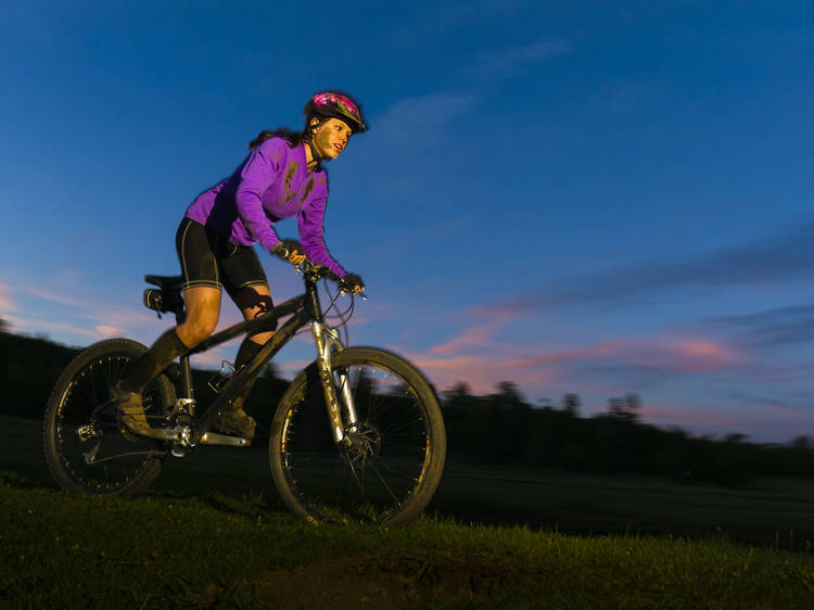 Cathkin Braes mountain bike trails 