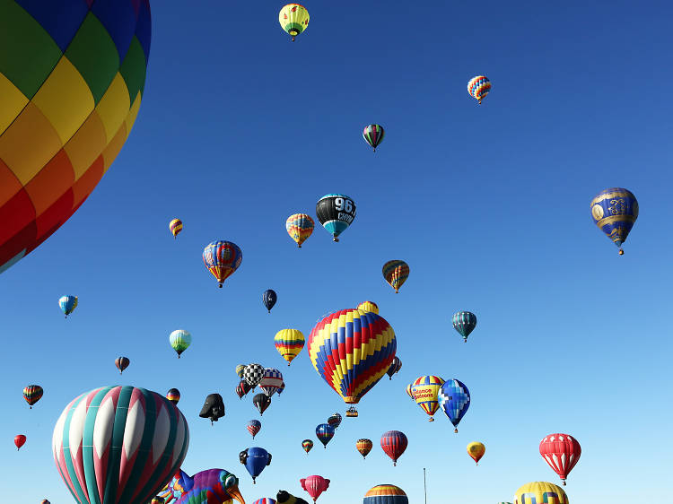 Ride in a hot air balloon