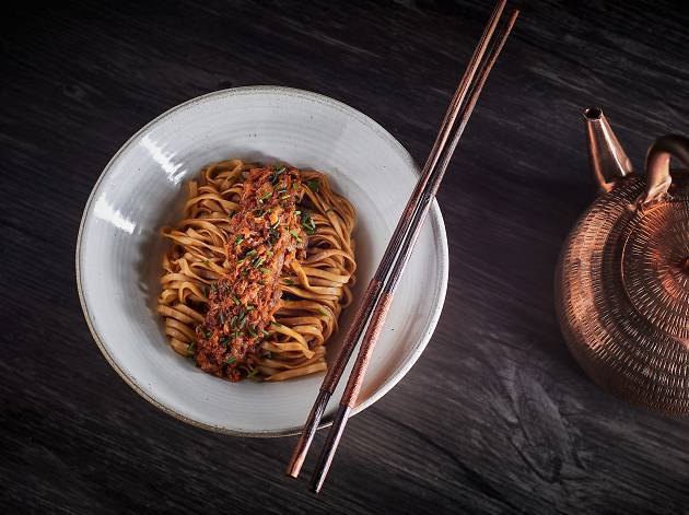 Old Bailey - Hairy Crab Roe Hand-Pulled Noodles Old Bailey - Hairy Crab Roe Hand-Pulled Noodles