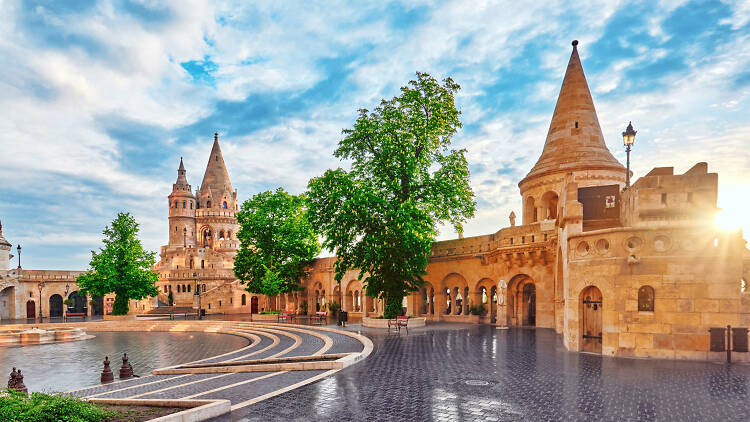 Gaze down from Fishermen’s Bastion