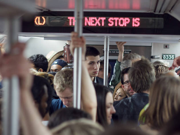 Sex bumps on subway