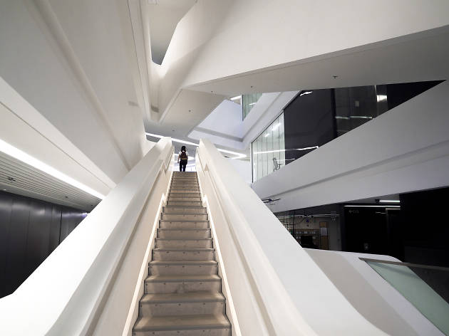 Jockey Club Innovation Tower stairs Jockey Club Innovation Tower stairs