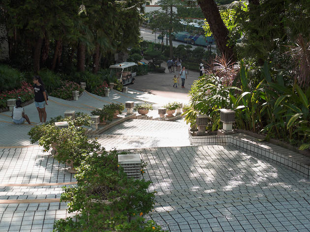 Hong Kong Park stairs Hong Kong Park stairs