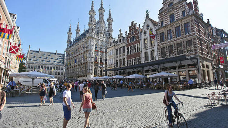 Relive your student days in the university town of Leuven