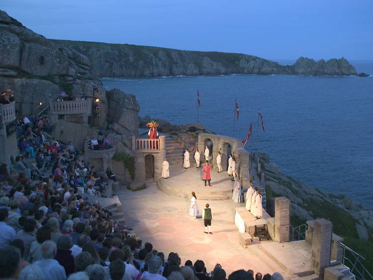 Watch a play with a seriously good view at Minack Theatre