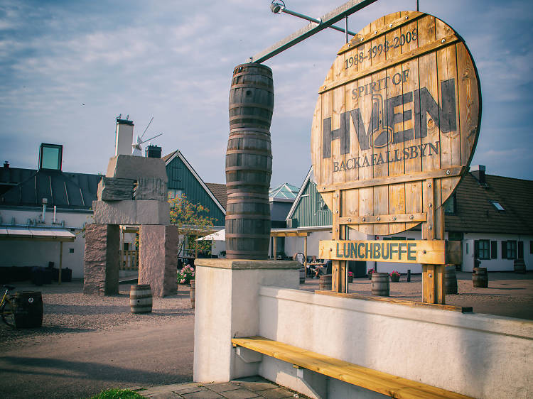 Drink Swedish whisky on an island