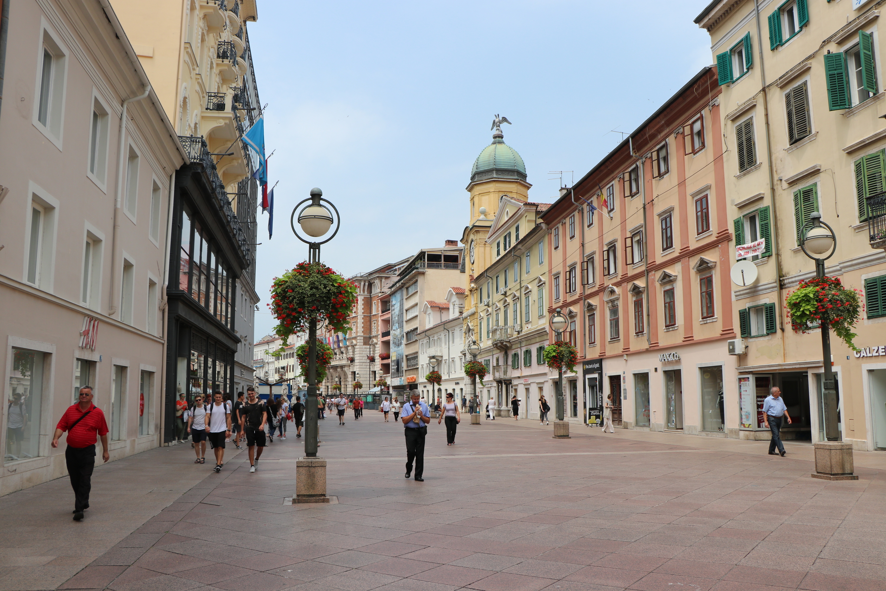 Korzo Attractions in Rijeka, Croatia