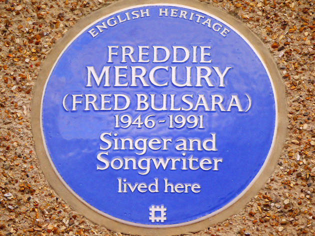 Blue Plaque: Freddie Mercury Blue Plaque: Freddie Mercury