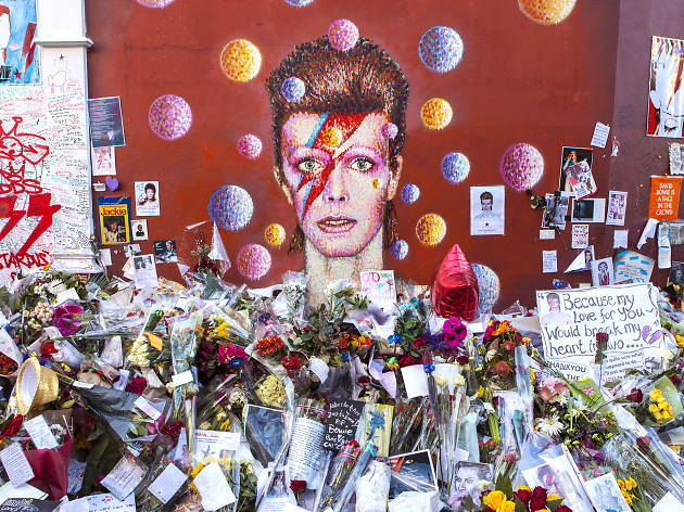 David Bowie mural David Bowie mural