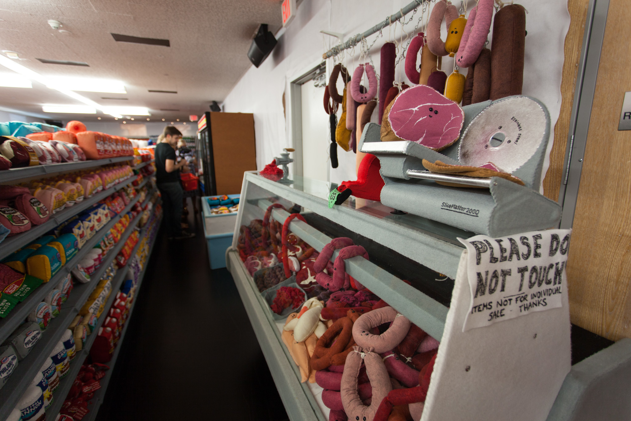 Art installation: A grocery store made entirely of felt, Lifestyle