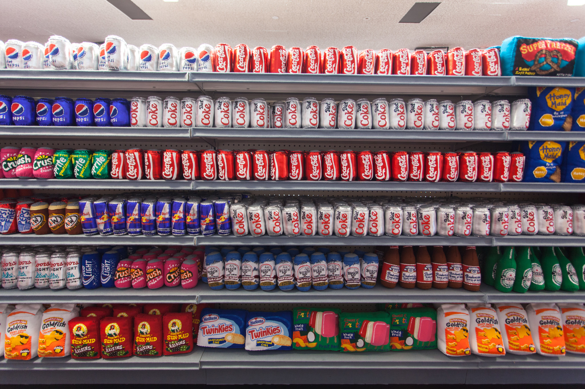 Art installation: A grocery store made entirely of felt, Lifestyle