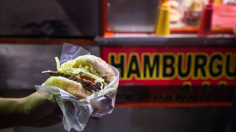 Hamburguesas a la Parrilla de Colima