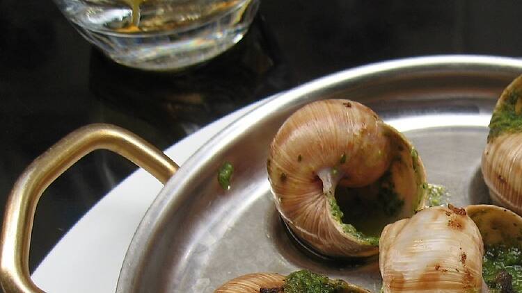 Eat snails in Kissamos