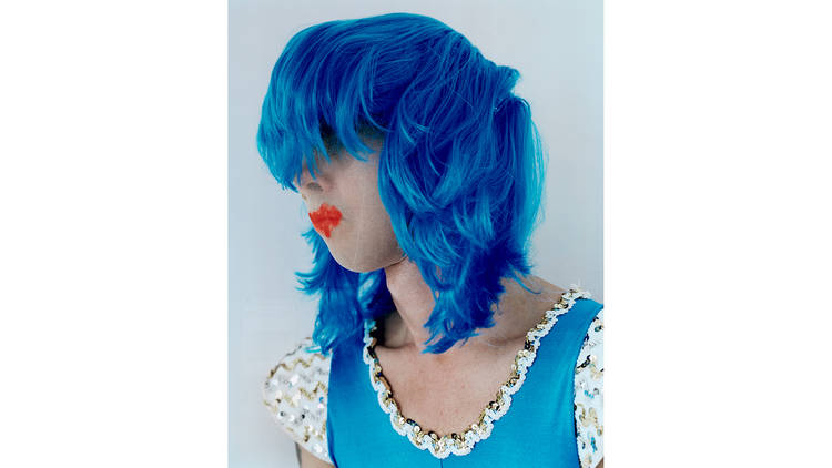 Polly Borland 'Untitled (Nick Cave in a blue wig)' 2010, © Polly Borland and Murray White Room