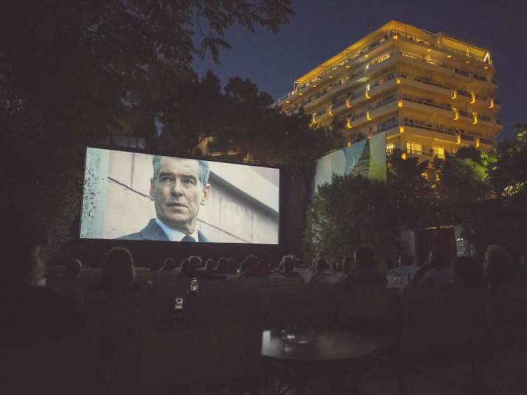 Catch a film at an open-air cinema in Athens 