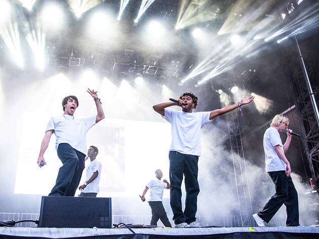Brockhampton + Slowthai lollapalooza 2018, brockhampton
