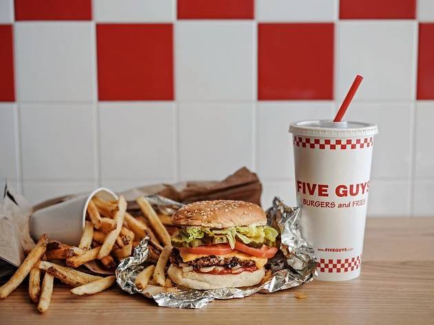 Five Guys cheeseburger Five Guys cheeseburger