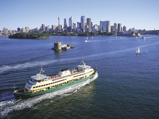 Manly Ferry Ferry in the harbour.