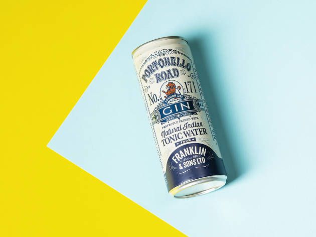 Portobello road gin and franklin & sons tonic, london's best tinnies Portobello road gin and franklin & sons tonic, london's best tinnies
